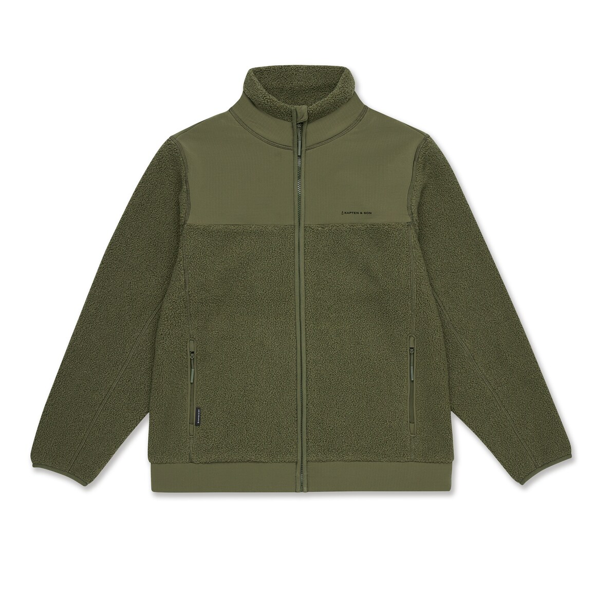 Kpten & Son Everyday Fleece Jacket Forest Green